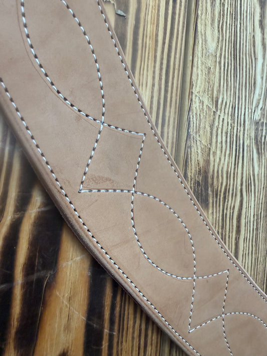 Natural Smooth-Stitched Tripping Collar