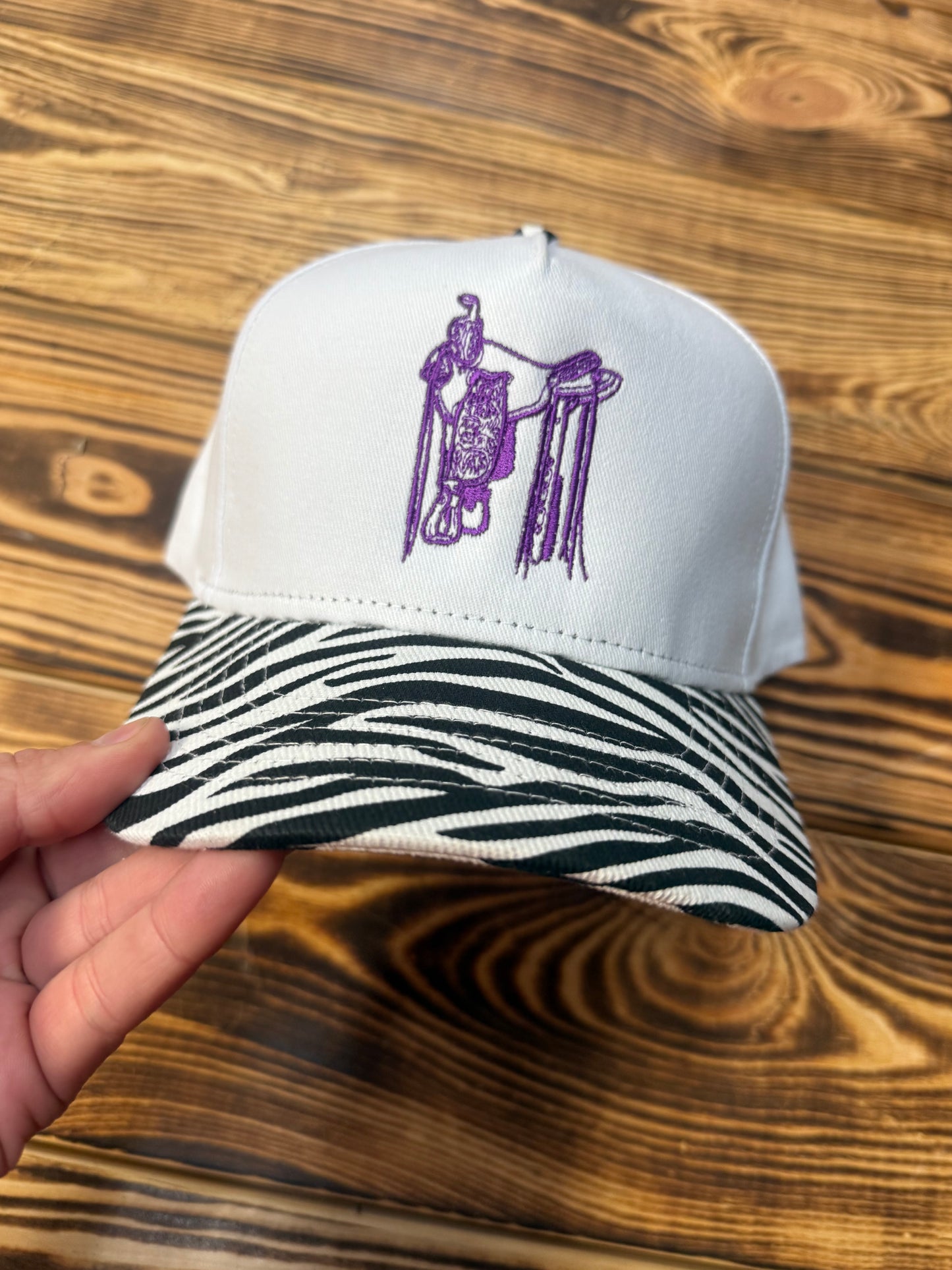 Zebra Saddle Cap