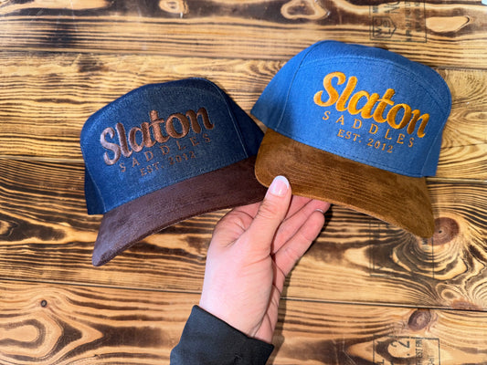 Slaton Cap Denim/Suede
