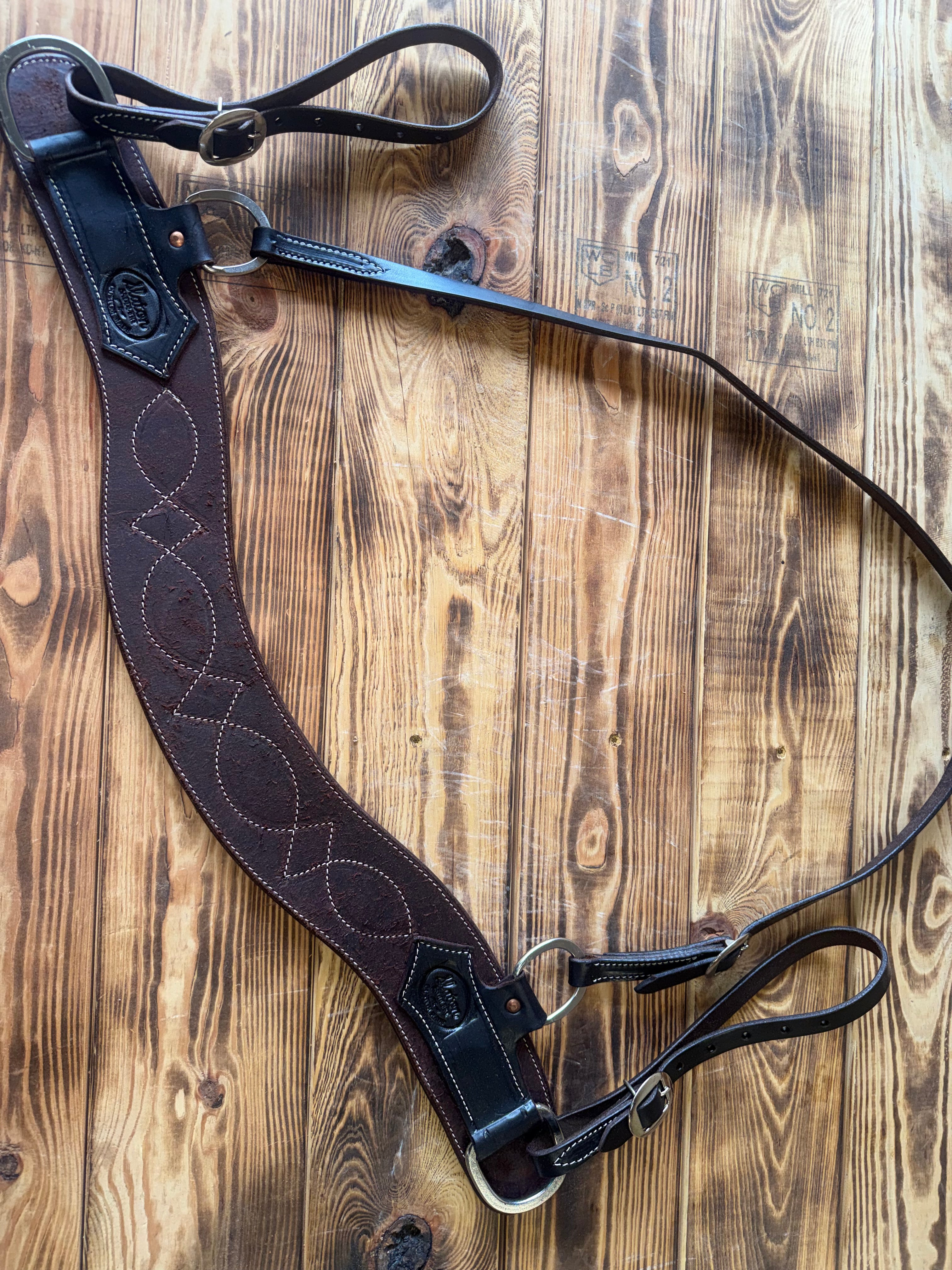 Doc Rough Out Chocolate Rough Out Tripping Collar – Slaton Saddles