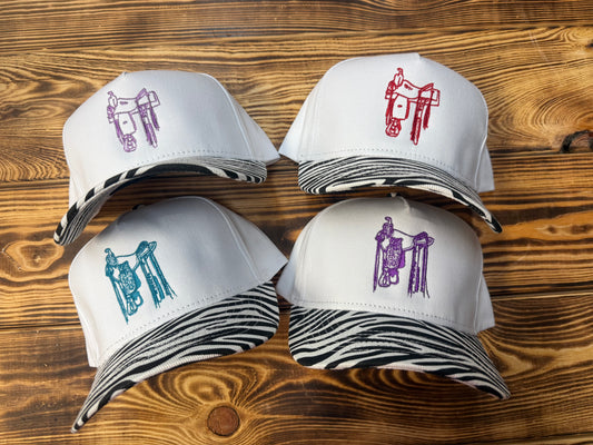 Zebra Saddle Cap