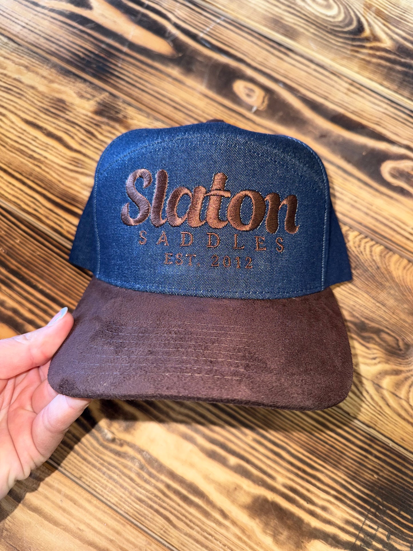 Slaton Cap Denim/Suede