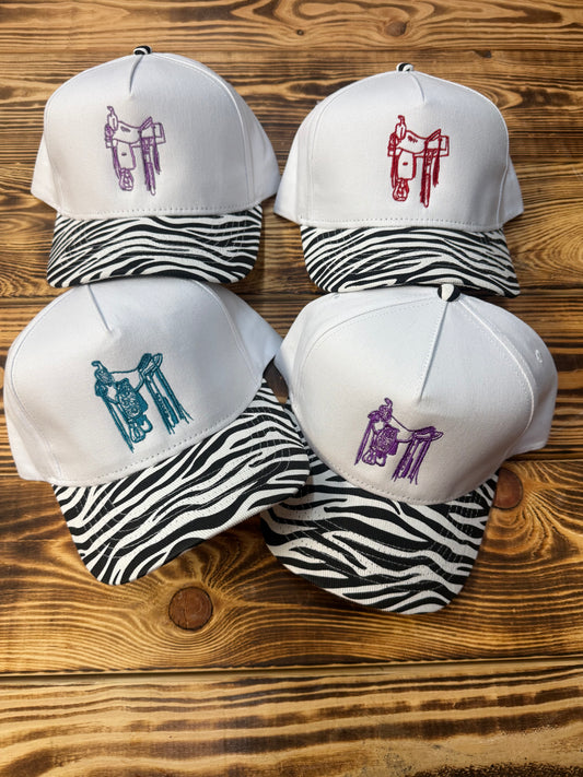 Zebra Saddle Cap
