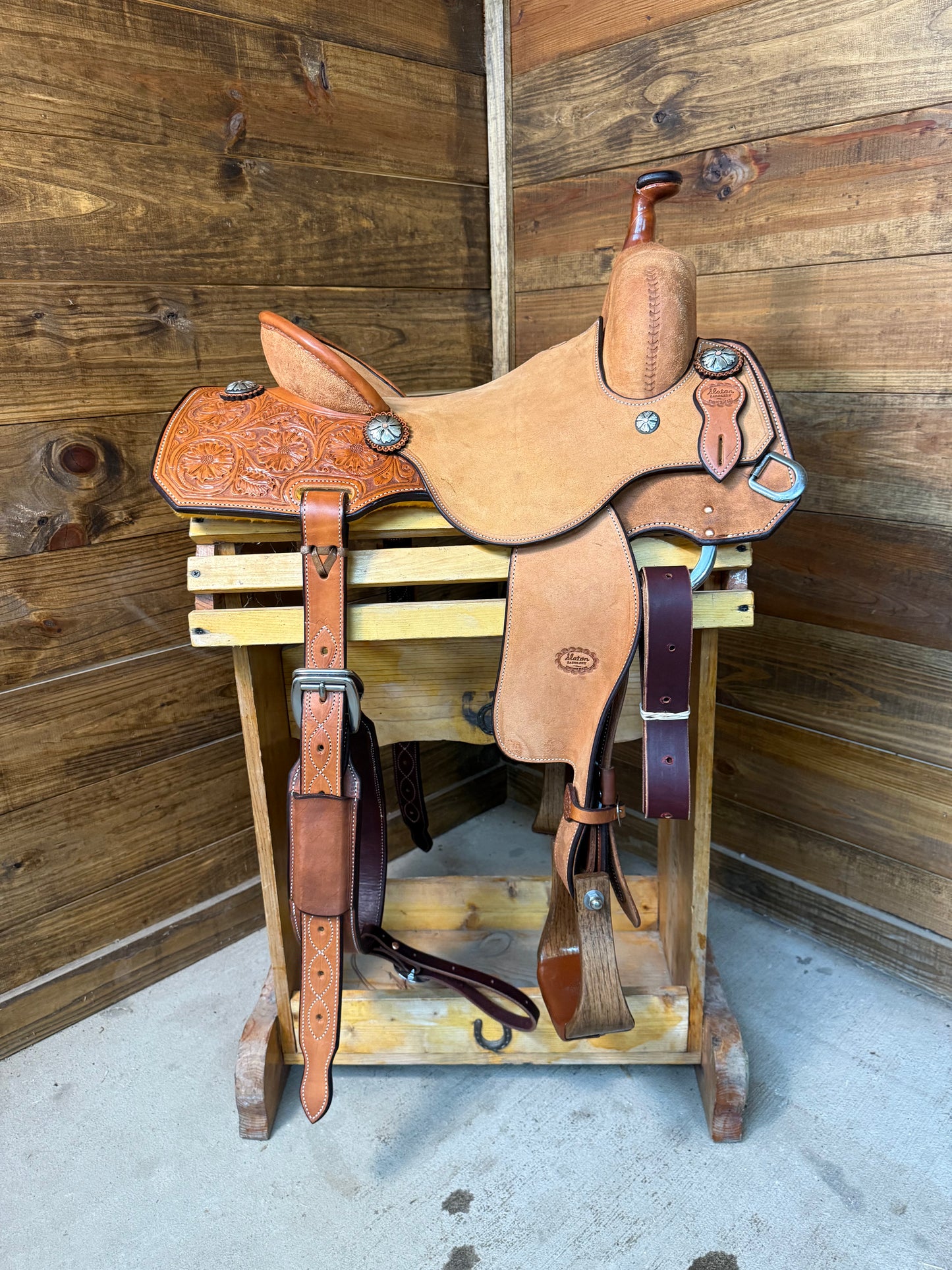 Slaton Lightweight Spinal Relief Ranch Cutter- 15.5"