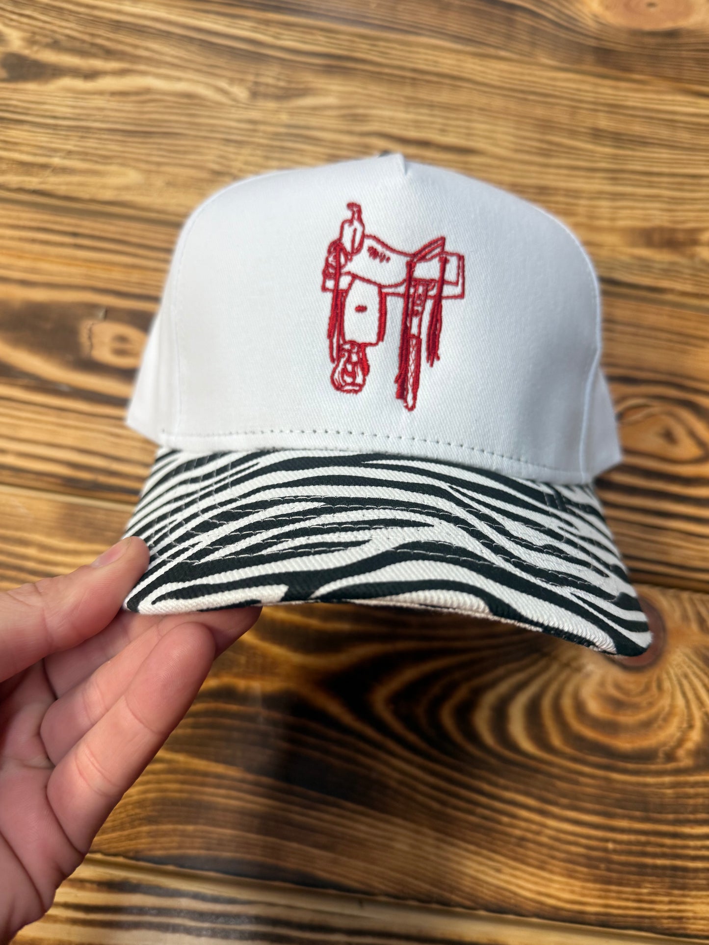 Zebra Saddle Cap