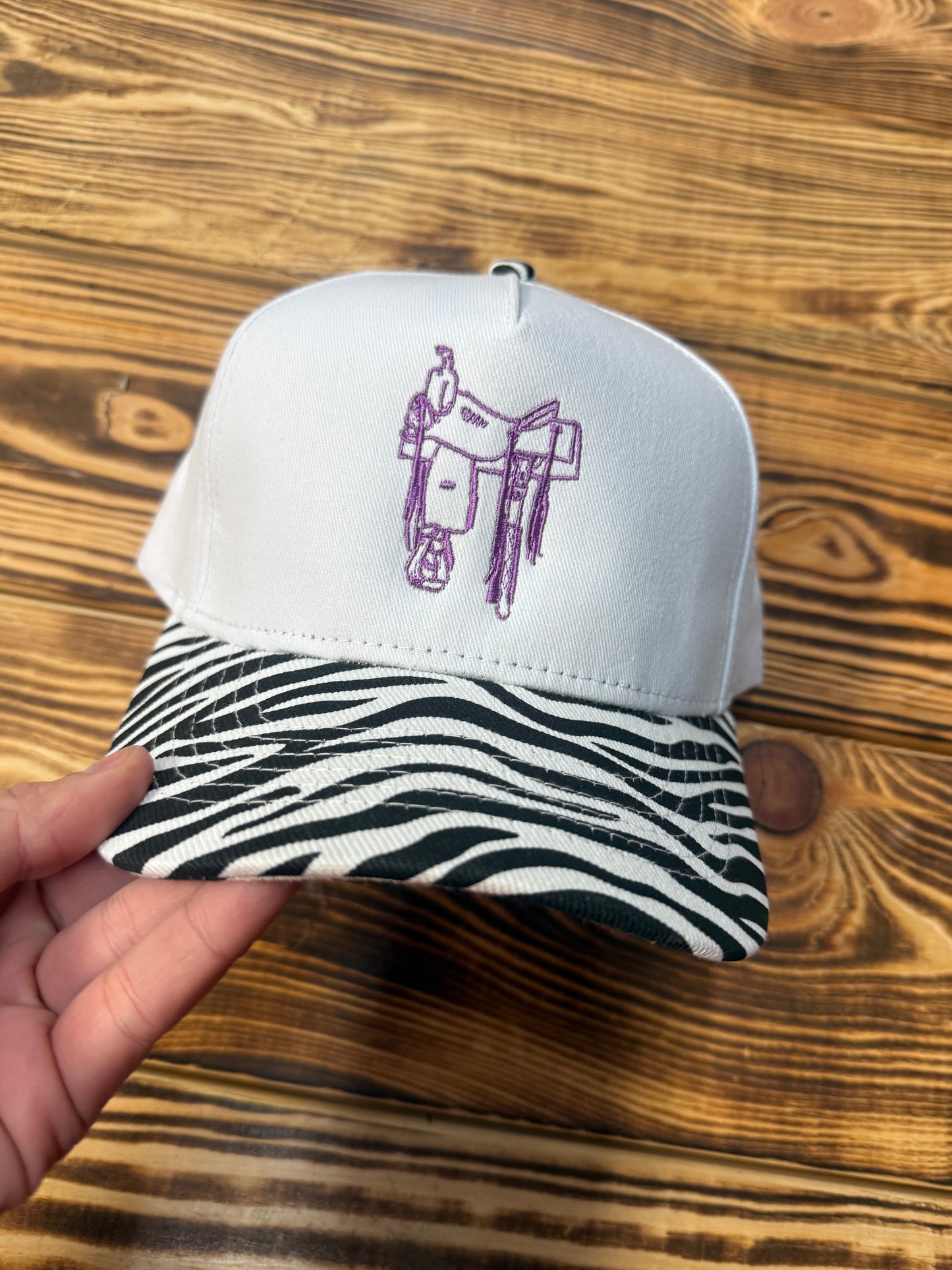 Zebra Saddle Cap